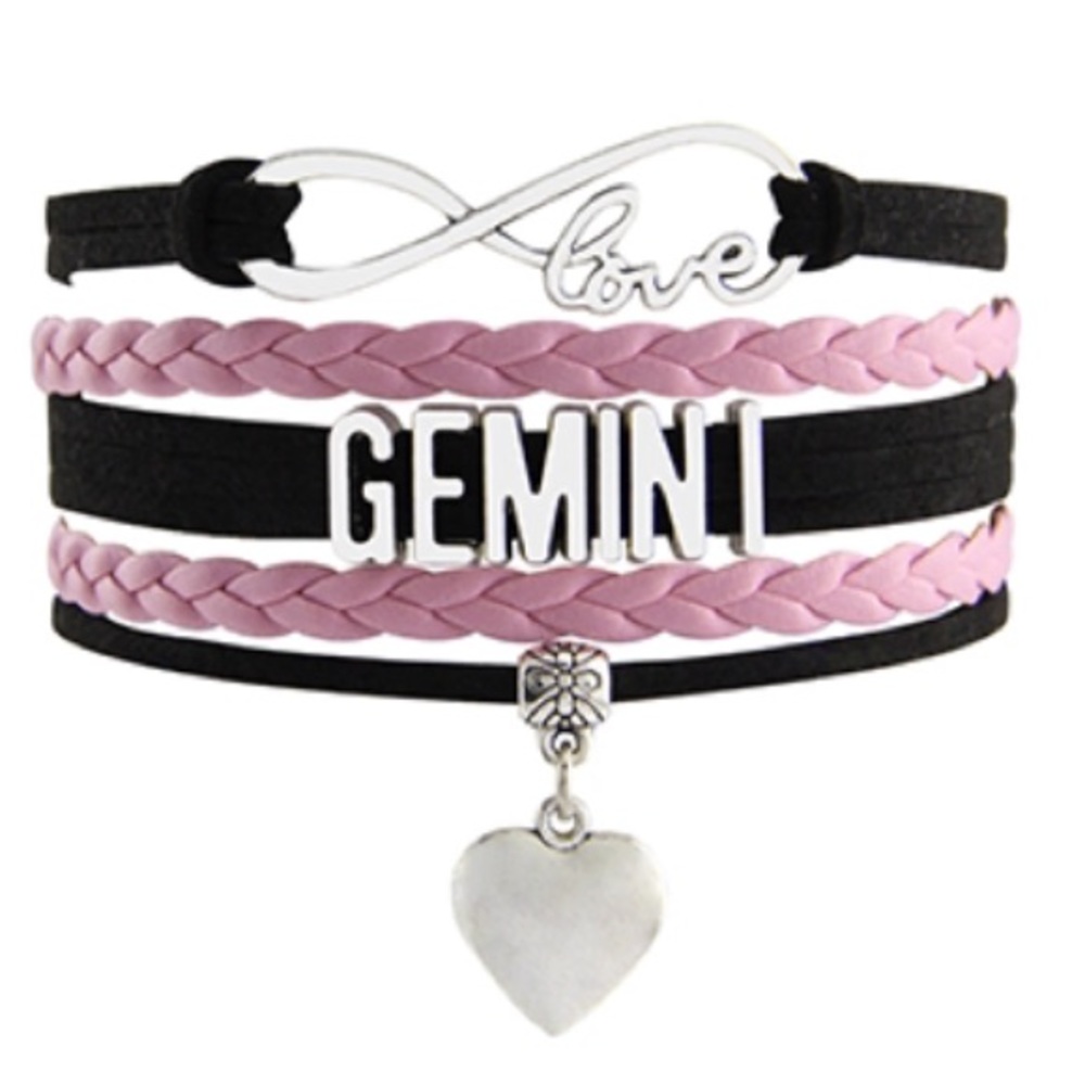 Horoscope Gemini Charm Adjustable Bracelet New